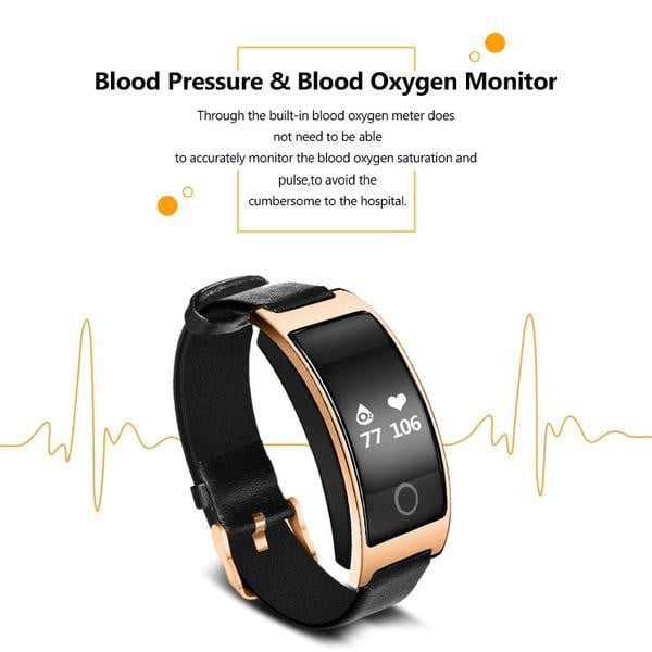 FITAOS Heart rate monitor Blood Pressure Monitoring Bluetooth Talk Hea –  Fitaos